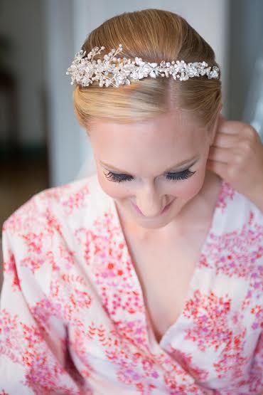 Wedding hair and makeup for rustic farm wedding. Makeup Artistry by Christy & Co.