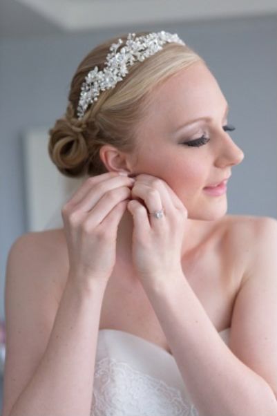 Wedding hair and makeup for rustic farm wedding. Makeup Artistry by Christy & Co.