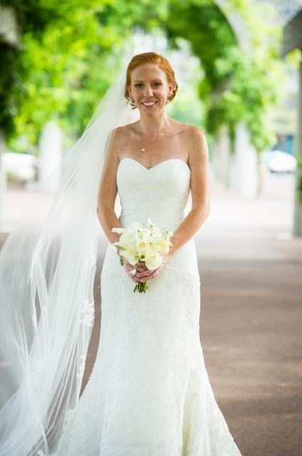 Natural bridal makeup for freckled redheads