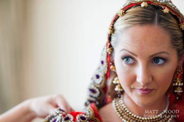 Hindu American bridal hair and makeup by Makeup Artistry by Christy & Co.