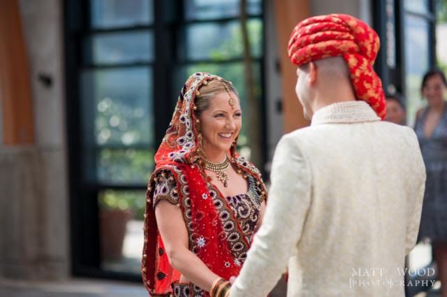 Hindu American bridal hair and makeup by Makeup Artistry by Christy & Co.