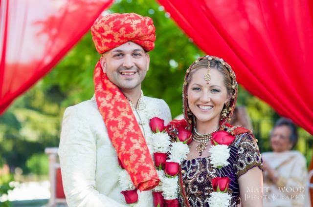 Hindu American bridal hair and makeup by Makeup Artistry by Christy & Co.