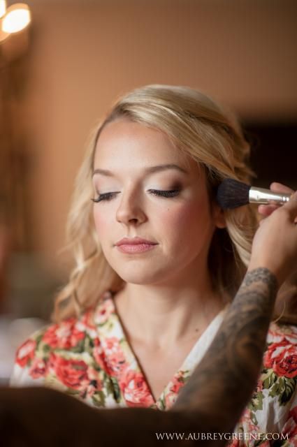 Bridal makeup at The Barn at Gibbet Hill by Makeup Artistry by Christy & Co.