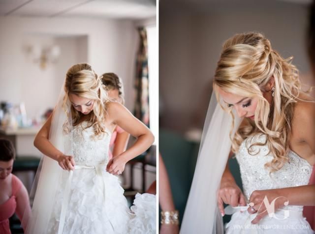 Bridal makeup at The Barn at Gibbet Hill by Makeup Artistry by Christy & Co.