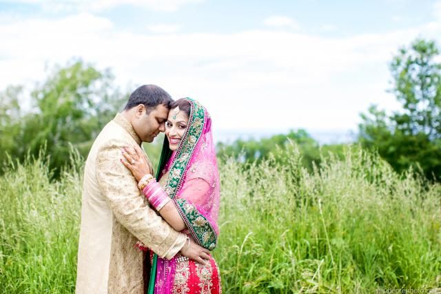Indian wedding makeup at The Crane Estate