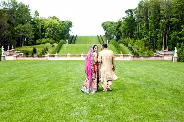 Indian wedding makeup at The Crane Estate