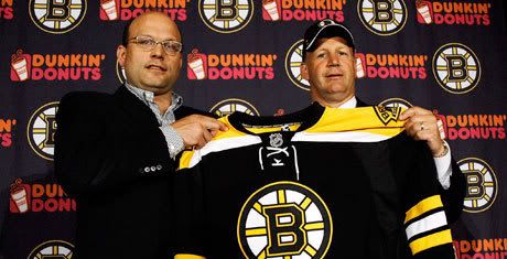 Claude Julien and Peter Chiarelli Pictures, Images and Photos