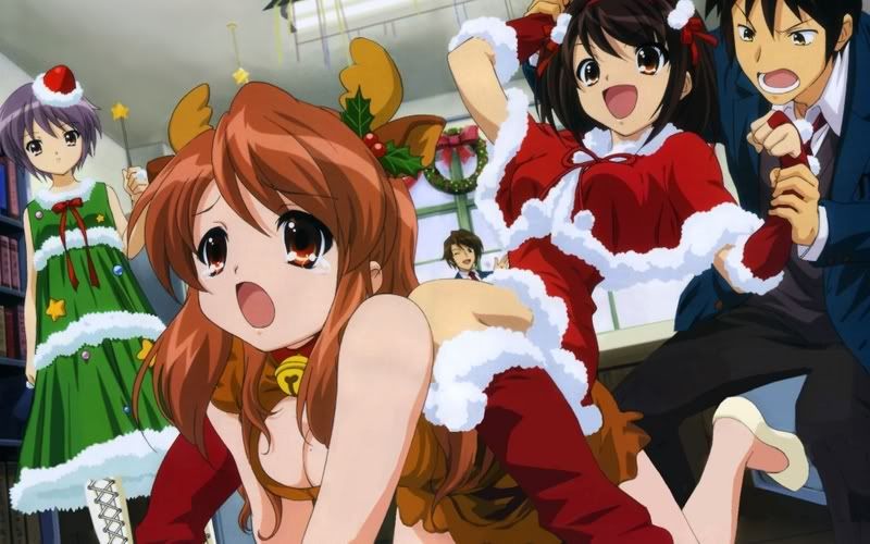 TheMelancholyofHaruhiSuzumiyaGro16.jpg Christmas anime image by Ken-Chan07