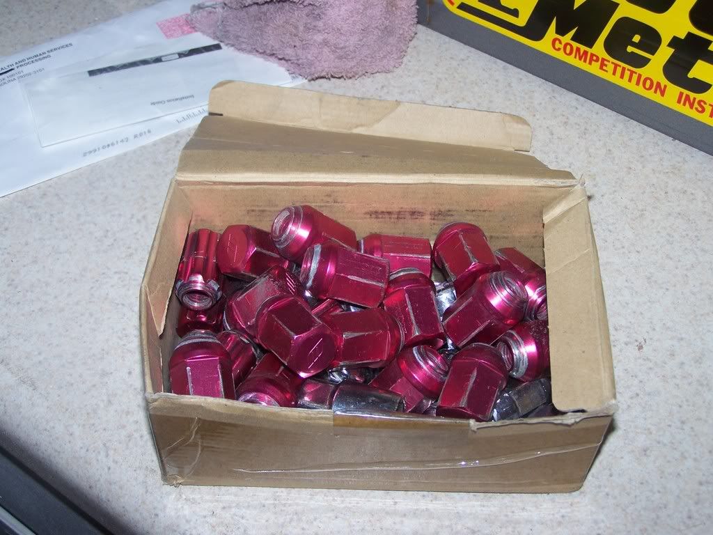 Colored lug nuts....quality question Honda Prelude Online