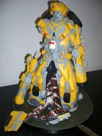 Bumblebee Transformer Cake Mold