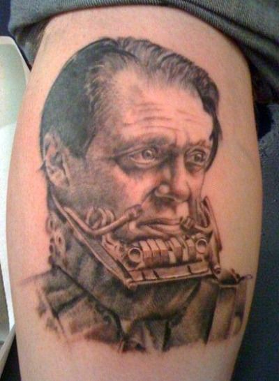 Steve Buscemi as Darth Vader Tattoo [Geeky Tattoo]