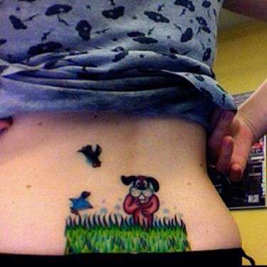 Aim Lower: Nintendo Duck Hunt Tattoo [Geeky Tattoo]