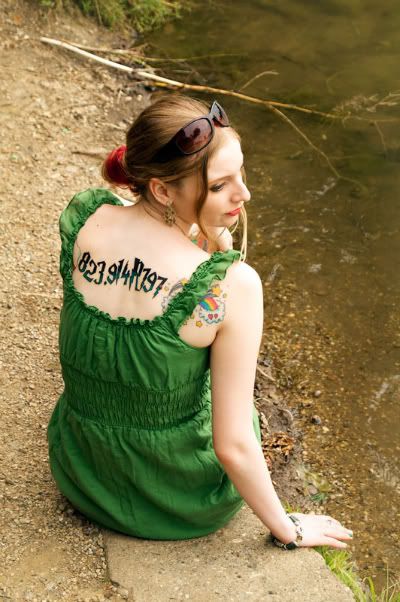  Cutter cataloging code, natch) for Harry Potter tattooed on her back.