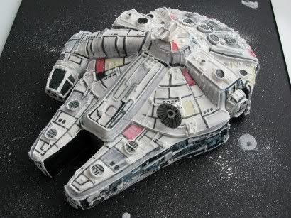 Millennium Falcon Cake