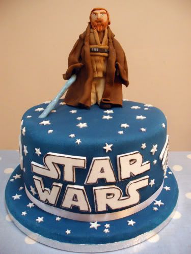 Strawberry Birthday Cake on Obi Wan Kenobi Star Wars Cake     Geeky Cake Of The Week