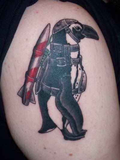 Penguin Commando Tattoo 