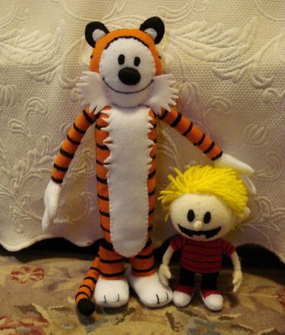 calvin and hobbes stuffed animal