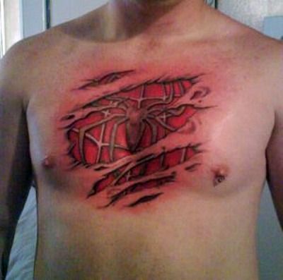 ripped skin tattoo. ripped skin tattoo.