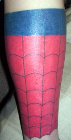 SpiderMan Sock Tattoo