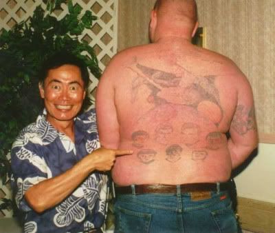 with these awful, awful Star Trek tattoos. 5. Enterprise Crew Tattoo