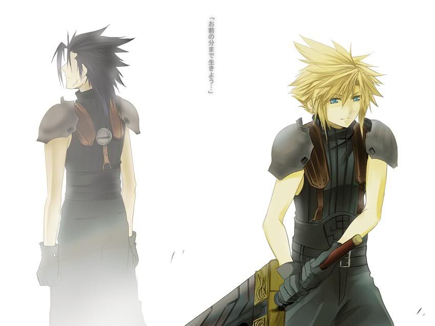 ForYourSake.jpg Final Fantasy VII - Cloud & Zack image by vendettachrncls
