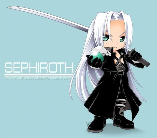 chibiSephiroth.jpg Final Fantasy VII - chibi Sephiroth image by vendettachrncls