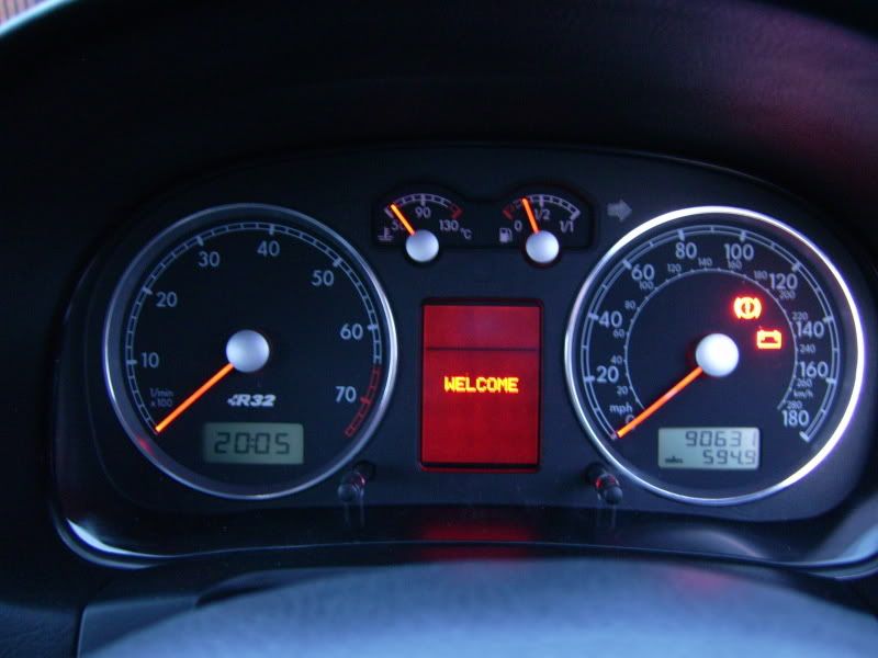 RARE MK4 R32 Instrument cluster upgrade from half FIS to full FIS