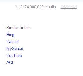 Bing Google smilar to this