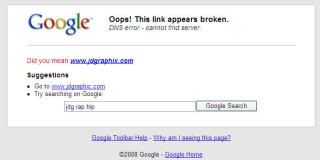 Google Stealing Error Traffic