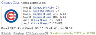 Bing Chicago Cubs