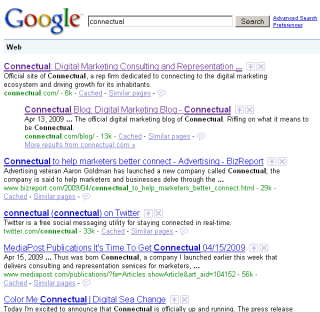 Connectual Google Results
