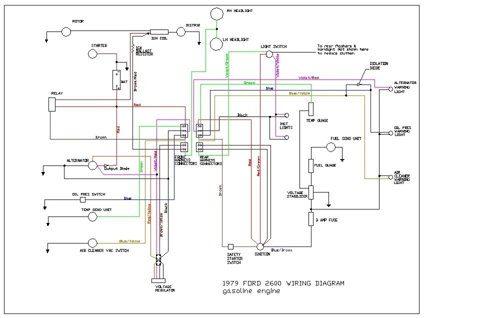 Proofmeter wiring diagram - Ford Forum - Yesterday's Tractors