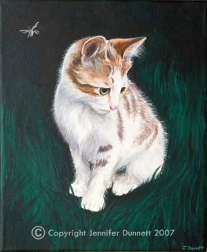 Lost cat - kitten painting