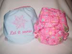 Let It Snow! Medium fitted & cover set (Girl)