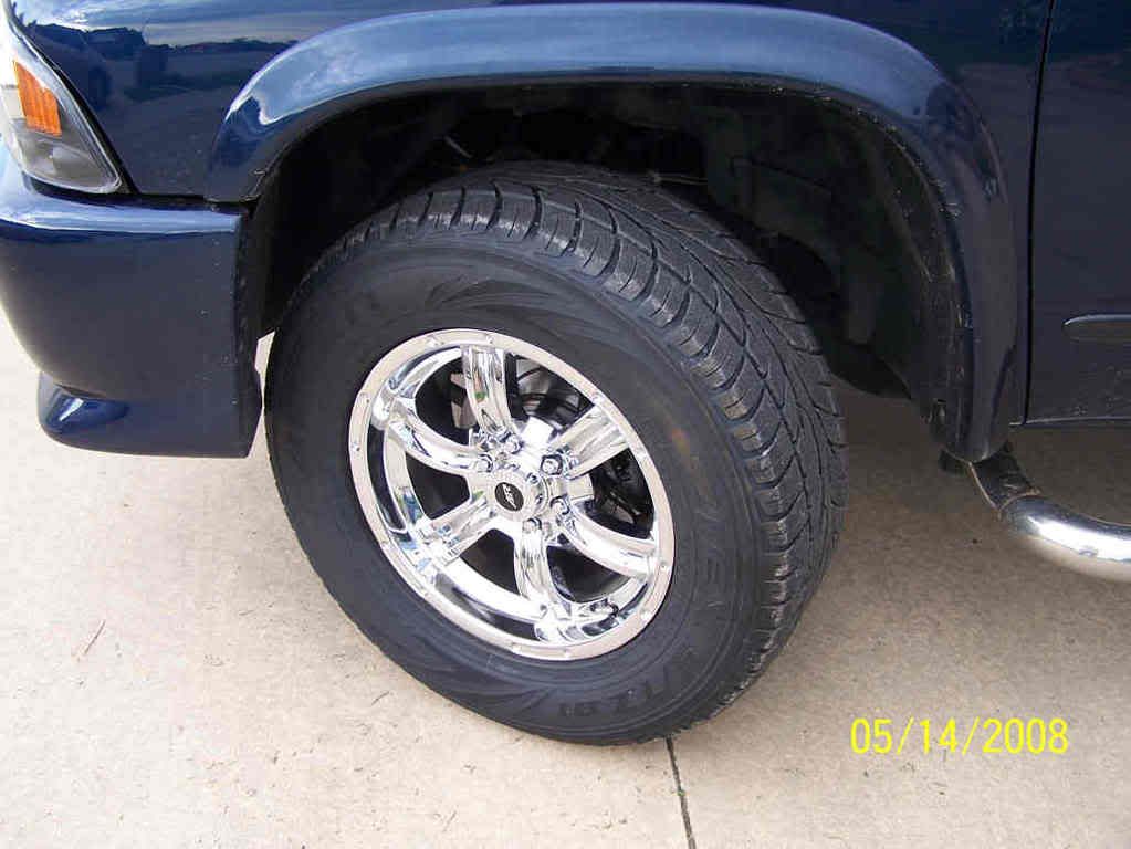 dodge dakota tire size. In person, the tires look