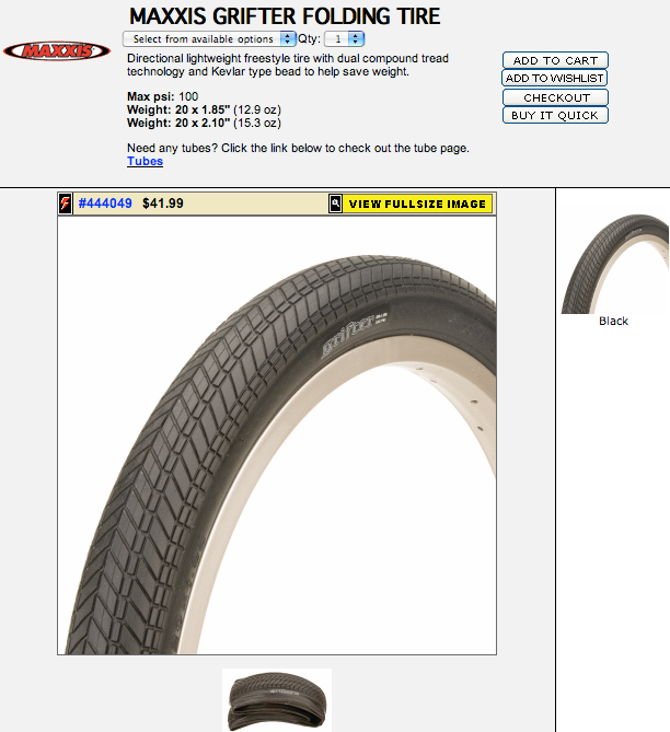 maxxis grifter 20x2 3