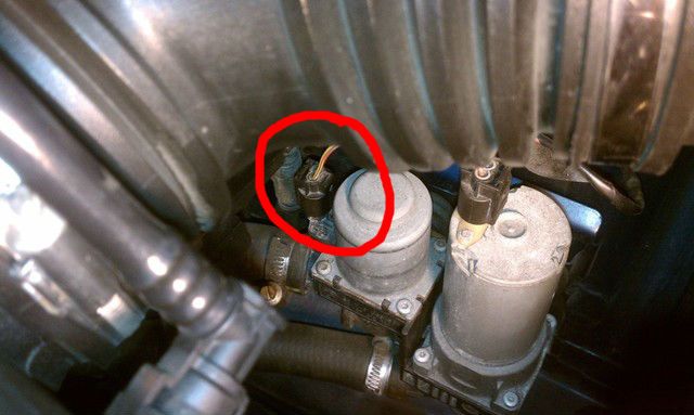 Bmw heater control valve location #6