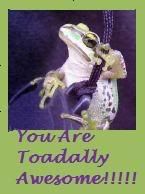 Toadally Awesome Award