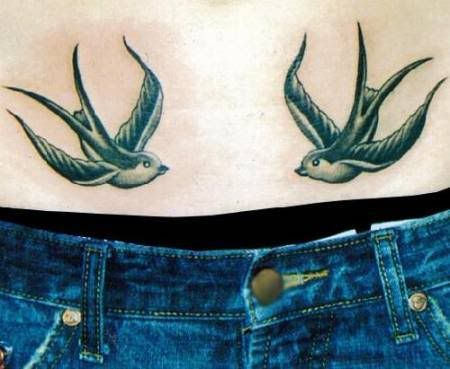 Small and Cute Bird Tattoo [Image Credit: Link] The cute birds tattoo