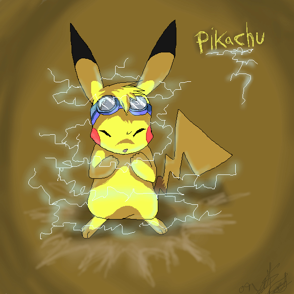 Pikachu With Goggles by fire wolf77 6b065e3bc5ba2f075a6088ac77d36cb6