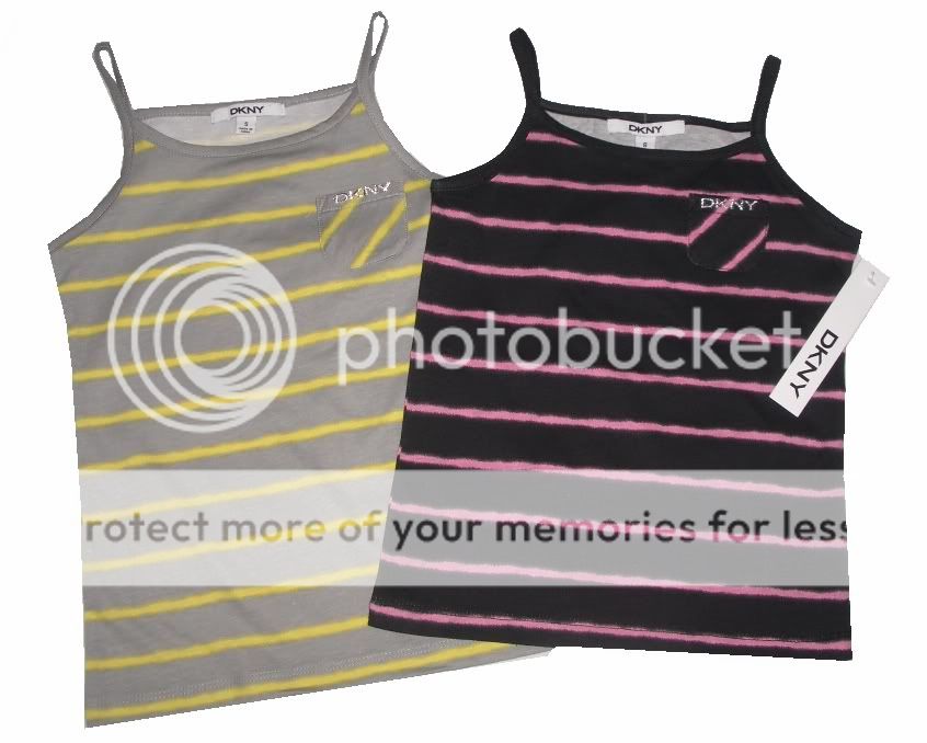 NEW~DKNY~STRIPED TANK TOP~KIDS~GIRLS~5, 6, 7, 12/14, 16  