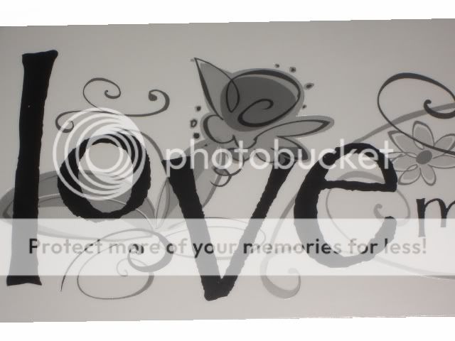 NEW~LOVE MAKES EVERYTHING GROW~TRANSLUC.~WALL STICKERS~  