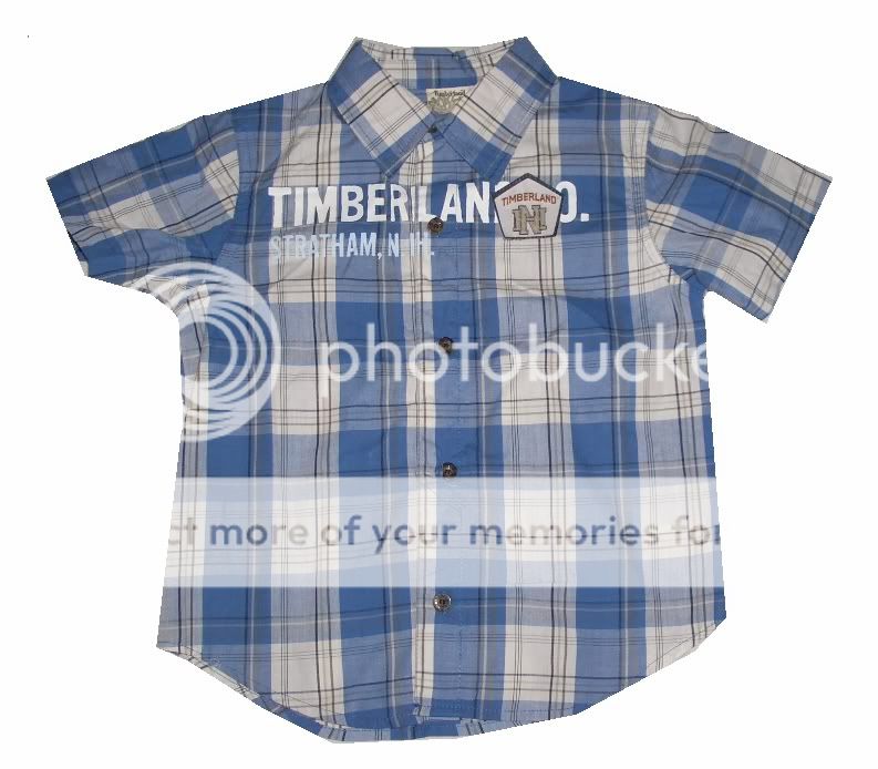 Shirt with Timberland Logo, Short Sleeved T Shirt with Timberland Logo 