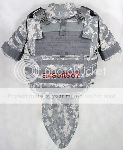 New MOLLE MTV Vest Replica ACU Size Medium  Airsoft  