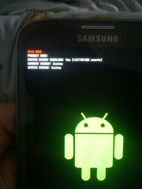 Samsung Note II wierd ODIN >>HELP