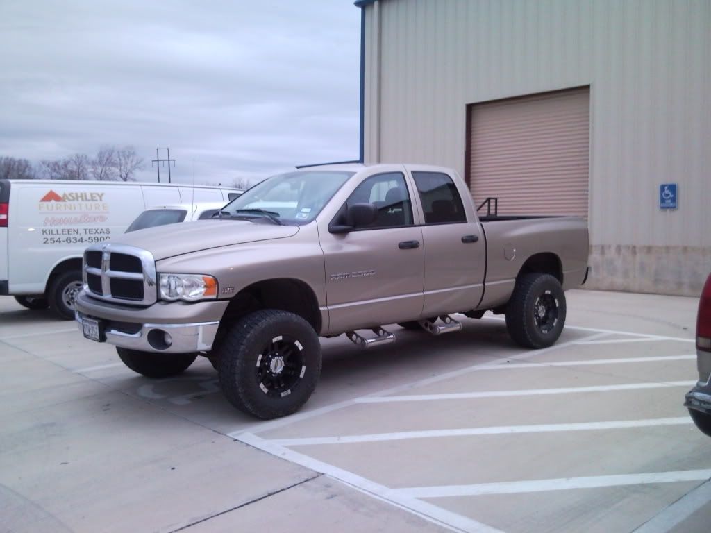 ... truck it was leveled on 33s. mods is in the sig. but i just did the 6" suspension lift, fender flares, exhaust, 4.56 gears, and 37" bfgs. so here is the ...